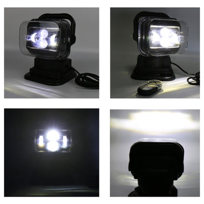 60W DC 12-24V 400LM Car 200m Wireless Remote Control 360 Degree Adjustable LED Search High Bay Lights / Spotlights - Work Lights by buy2fix | Online Shopping UK | buy2fix