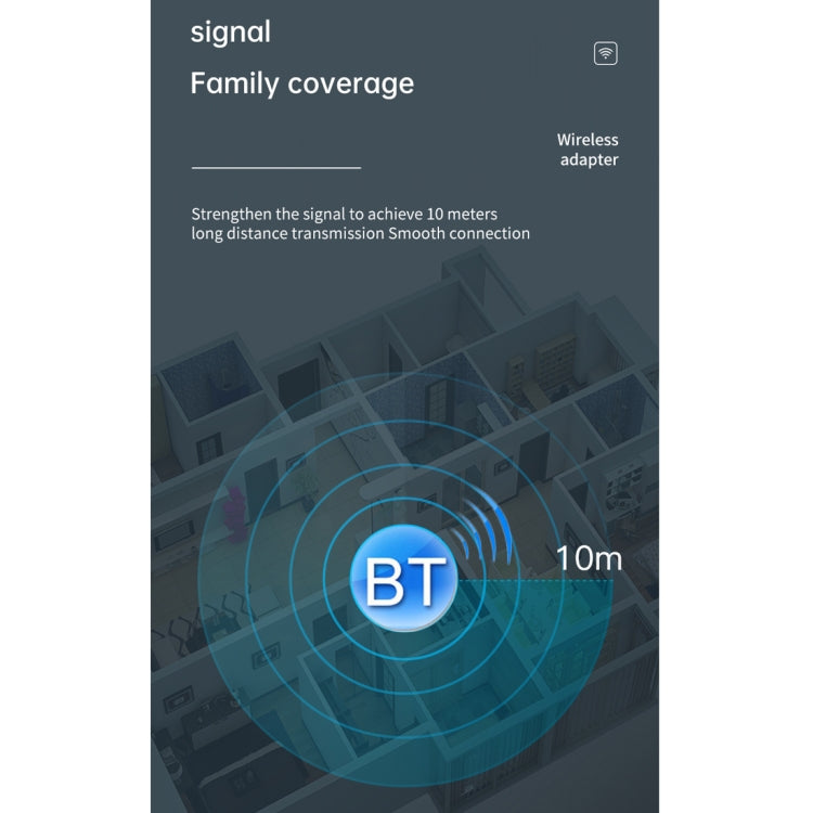 T-13 Bluetooth 5.0 LCD Digital Display Bluetooth Adapter Receiver Transmitter(Black) by buy2fix