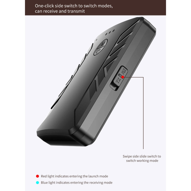 T-19 Bluetooth 5.0 2 In 1 Bluetooth Audio Adapter Receiver Transmitter by buy2fix