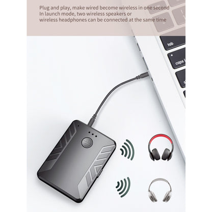 T-19 Bluetooth 5.0 2 In 1 Bluetooth Audio Adapter Receiver Transmitter by buy2fix