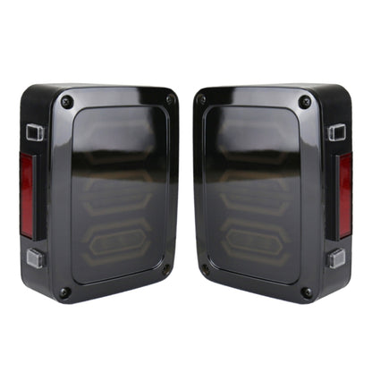 1 Pair 15W DC 12V IP67 4 in 1 Car LED Tail Lights / Driving Lights / Brake Lights/Turn Reverse, US Version - Brake Lights by buy2fix | Online Shopping UK | buy2fix