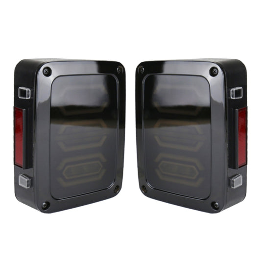 1 Pair 15W DC 12V IP67 4 in 1 Car LED Tail Lights / Driving Lights / Brake Lights/Turn Reverse, US Version - Brake Lights by buy2fix | Online Shopping UK | buy2fix