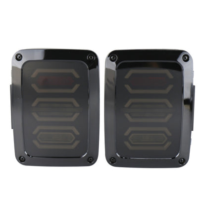 1 Pair 15W DC 12V IP67 4 in 1 Car LED Tail Lights / Driving Lights / Brake Lights/Turn Reverse, US Version - Brake Lights by buy2fix | Online Shopping UK | buy2fix