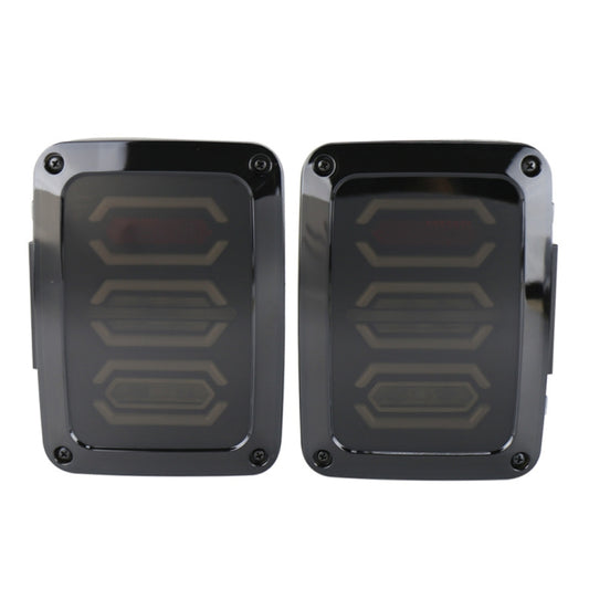 1 Pair 15W DC 12V IP67 4 in 1 Car LED Tail Lights / Driving Lights / Brake Lights/Turn Reverse, US Version - Brake Lights by buy2fix | Online Shopping UK | buy2fix