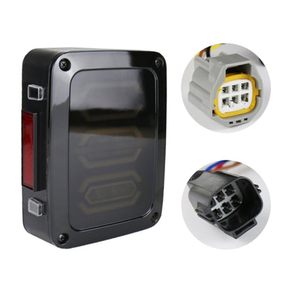 1 Pair 15W DC 12V IP67 4 in 1 Car LED Tail Lights / Driving Lights / Brake Lights/Turn Reverse, US Version - Brake Lights by buy2fix | Online Shopping UK | buy2fix