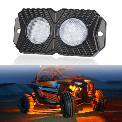 18W DC 12-24V 1.2A LED Double Row Car Bottom Light / Chassis Light / Yacht Deck Atmosphere Light (Yellow Light) - Decorative Lights by buy2fix | Online Shopping UK | buy2fix