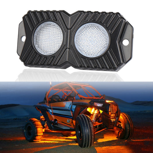 18W DC 12-24V 1.2A LED Double Row Car Bottom Light / Chassis Light / Yacht Deck Atmosphere Light (Yellow Light) - Decorative Lights by buy2fix | Online Shopping UK | buy2fix