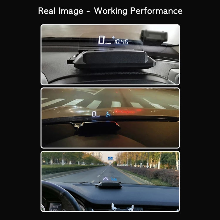 H400G Car 3.5 inch GPS Mode HUD Head-up Display Support Speed / Time / Distance Display by buy2fix