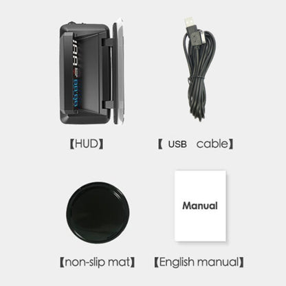 H400G Car 3.5 inch GPS Mode HUD Head-up Display Support Speed / Time / Distance Display by buy2fix