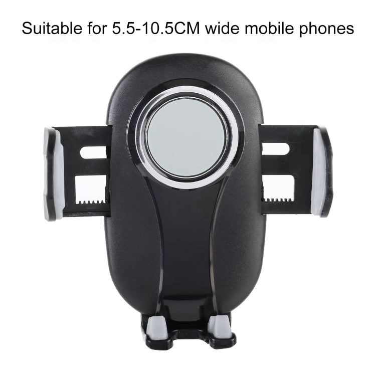 ZP-X0466 Car 360 Degree Rotating Telescopic Folding Round Suction Cup Mobile Phone Holder(Grey) by buy2fix
