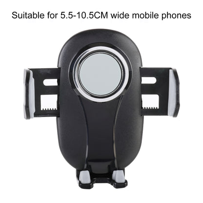 ZP-X0466 Car 360 Degree Rotating Telescopic Folding Round Suction Cup Mobile Phone Holder(Grey) by buy2fix