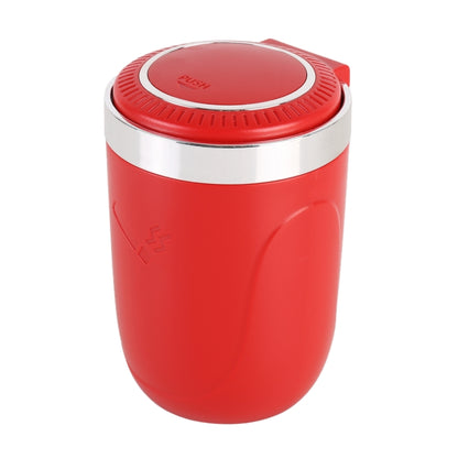 Portable Car Stainless Steel Liner Cigarette Ashtray with Light(Red) by buy2fix