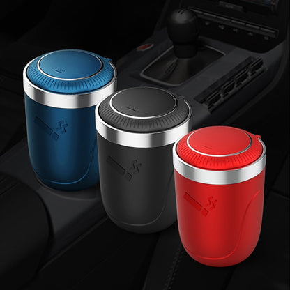 Portable Car Stainless Steel Liner Cigarette Ashtray with Light(Red) by buy2fix