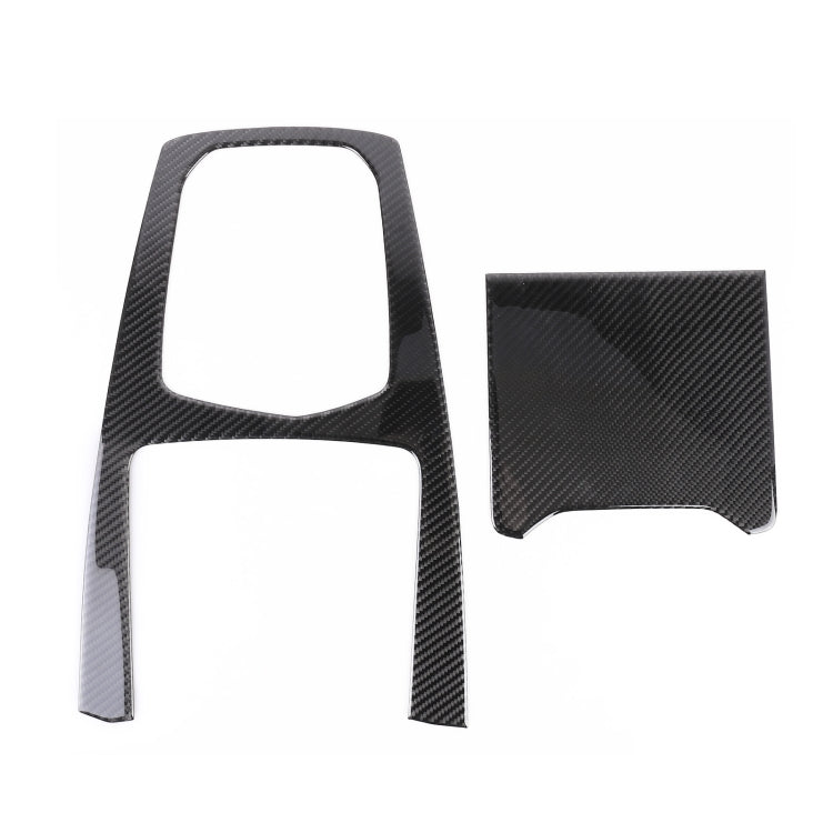 2 PCS Car Carbon Fiber Gear Panel Decorative Sticker for BMW X5 2020 by buy2fix