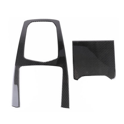 2 PCS Car Carbon Fiber Gear Panel Decorative Sticker for BMW X5 2020 by buy2fix
