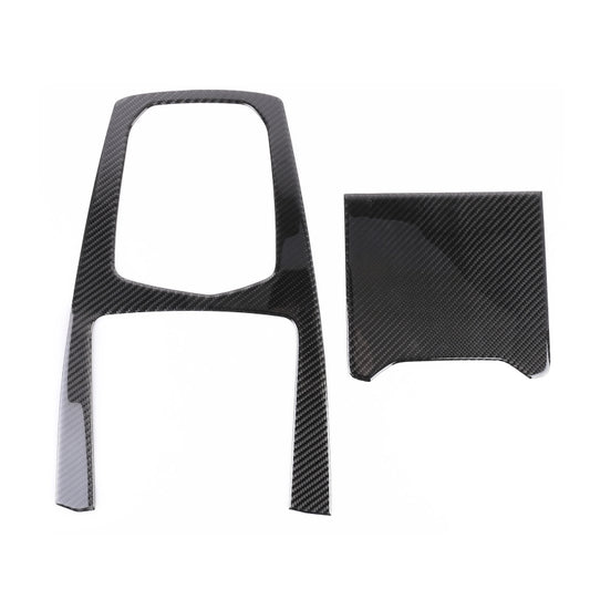 2 PCS Car Carbon Fiber Gear Panel Decorative Sticker for BMW X5 2020 by buy2fix