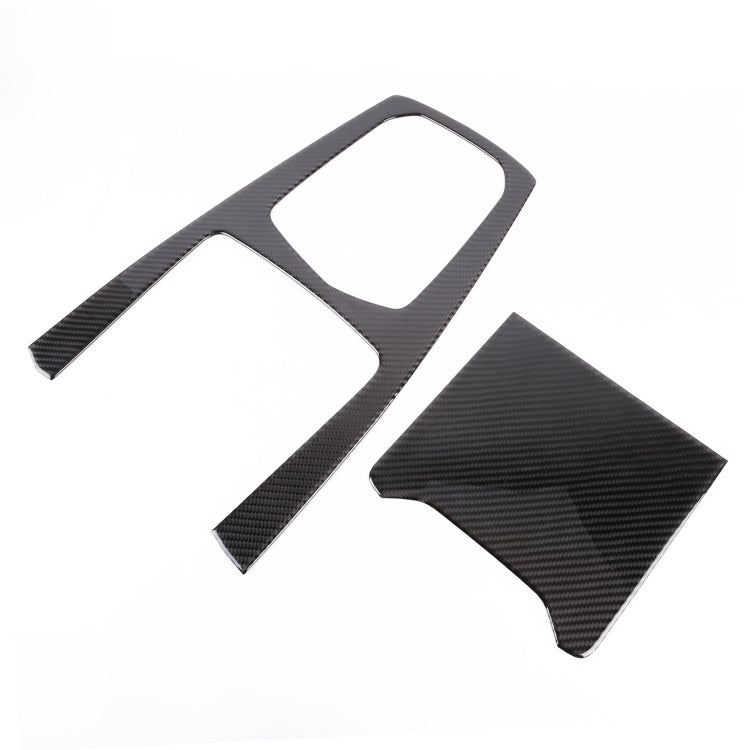 2 PCS Car Carbon Fiber Gear Panel Decorative Sticker for BMW X5 2020 by buy2fix