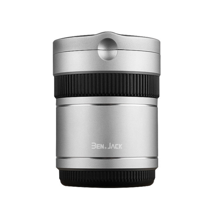 Multi-function Portable Creative LED Car Cigarette Ash Tray Ashtray with Lid(Silver) by buy2fix