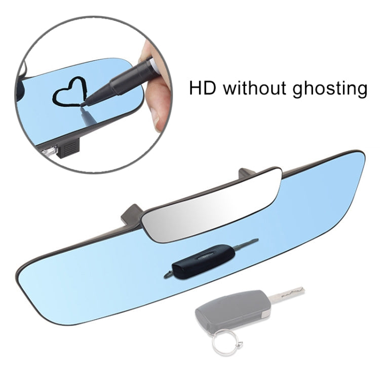 YC-193 Multifunctional Car Interior Rearview Mirror Large Field of Vision Anti-glare Auxiliary Car Blue Mirror by buy2fix