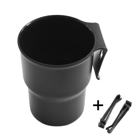 Multifunctional Car Water Cup Holder Hanging Storage Box Mobile Phone Holder Air Outlet Trash Can (Black) by buy2fix