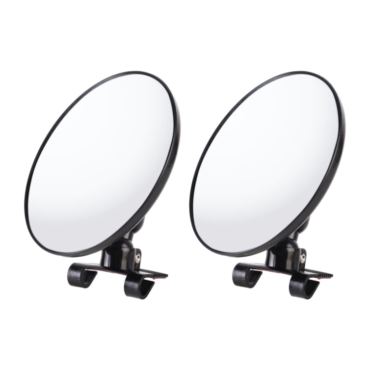 2 PCS Car Large Size Rearview Mirror Blind Spot Side Assistant Mirror (Black) by buy2fix