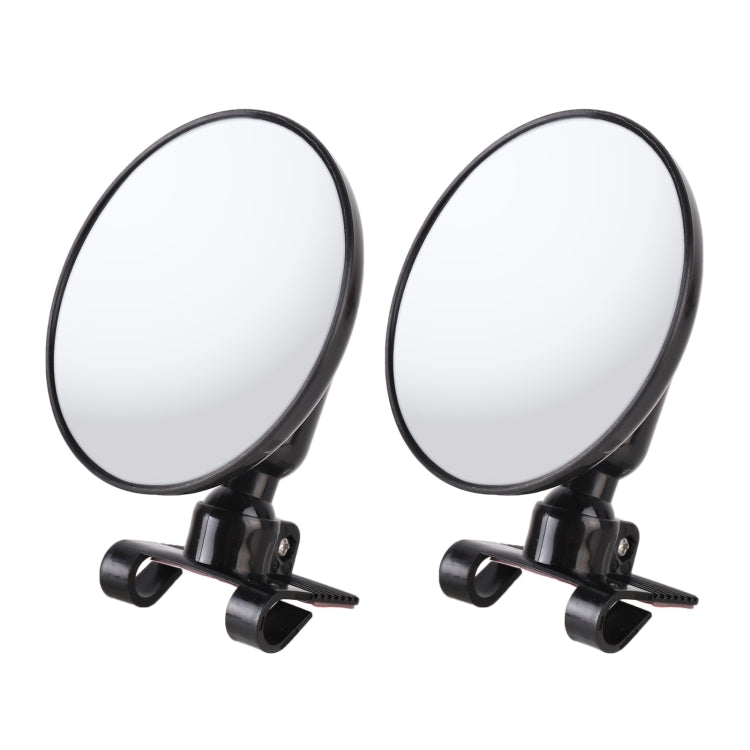 2 PCS Car Small Size Rearview Mirror Blind Spot Side Assistant Mirror (Black) by buy2fix