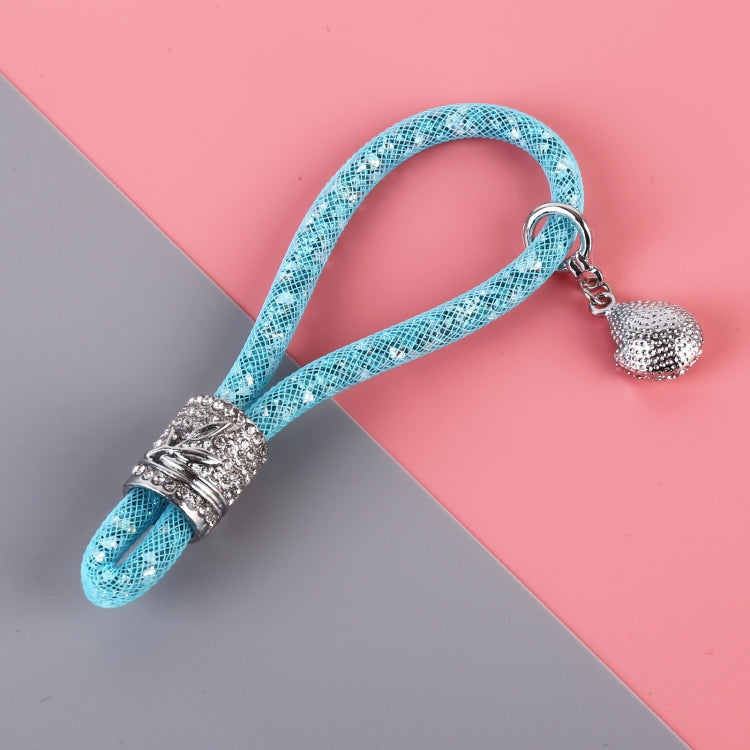 Car Diamond Metal + Plastic Keychain (Baby Blue) by buy2fix