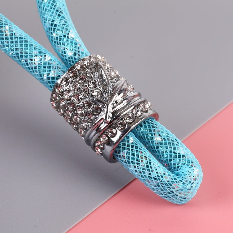 Car Diamond Metal + Plastic Keychain (Baby Blue) by buy2fix