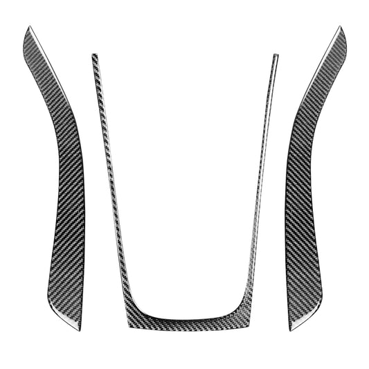 3 in 1 Car Carbon Fiber Gears Panel Decorative Sticker for Audi A5 Hard Top 2008-, Left and Right Drive Universal by buy2fix