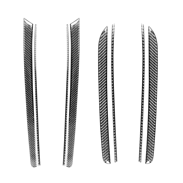 8 in 1 Car Carbon Fiber Door Panel Decorative Sticker for Audi A5 Hard Top 2008-, Left and Right Drive Universal by buy2fix