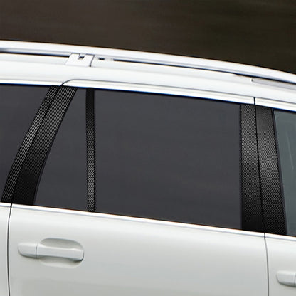 10 in 1 Car Carbon Fiber Door and Window Pillar Decorative Sticker for Volvo XC90 2003-2014, Left and Right Drive Universal - Decorative Strip by buy2fix | Online Shopping UK | buy2fix