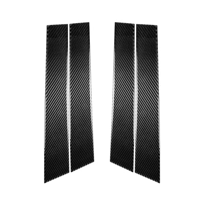 4 PCS Car Carbon Fiber B Pillar Decorative Sticker for Infiniti FX 2009-2013/QX70 2014-, Left and Right Drive Universal - Decorative Strip by buy2fix | Online Shopping UK | buy2fix