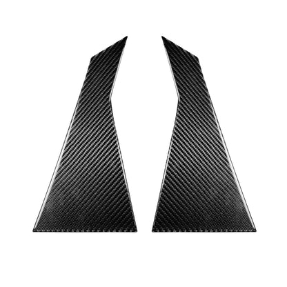 2 PCS Car Carbon Fiber Rear A Pillar Decorative Sticker for Infiniti FX 2009-2013/QX70 2014-, Left and Right Drive Universal by buy2fix