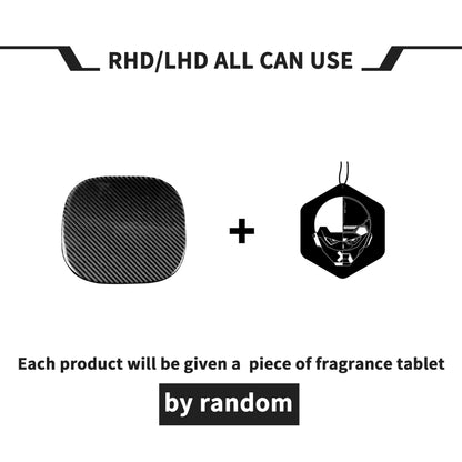 Car Carbon Fiber Fuel Tank Cover Decorative Sticker for Infiniti FX 2009-2013/QX70 2014-, Left and Right Drive Universal by buy2fix