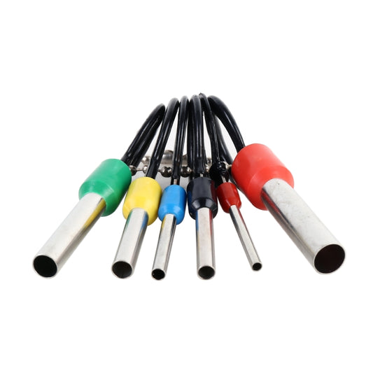 6 in 1 Car Plug Circuit Board Wire Harness Terminal Extraction Pick Connector Crimp Pin Back Needle Remove Tool - Booster Cable & Clip by buy2fix | Online Shopping UK | buy2fix