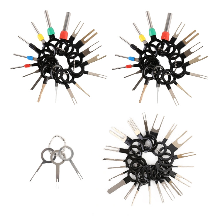 59 in 1 Car Plug Circuit Board Wire Harness Terminal Extraction Pick Connector Crimp Pin Back Needle Remove Tool - Booster Cable & Clip by buy2fix | Online Shopping UK | buy2fix