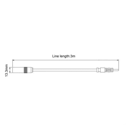 Car Electronic Stereo FM Radio Amplifier Antenna Aerial Extended Cable, Length: 3m by buy2fix