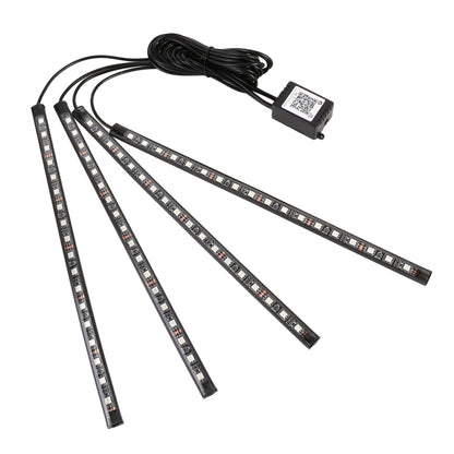 4 in 1 Universal Car Cigarette Lighter 8-color APP Control LED Atmosphere Light Decorative Lamp, with 18LEDs Lamps Cable Length: 1.5m - Atmosphere lights by buy2fix | Online Shopping UK | buy2fix