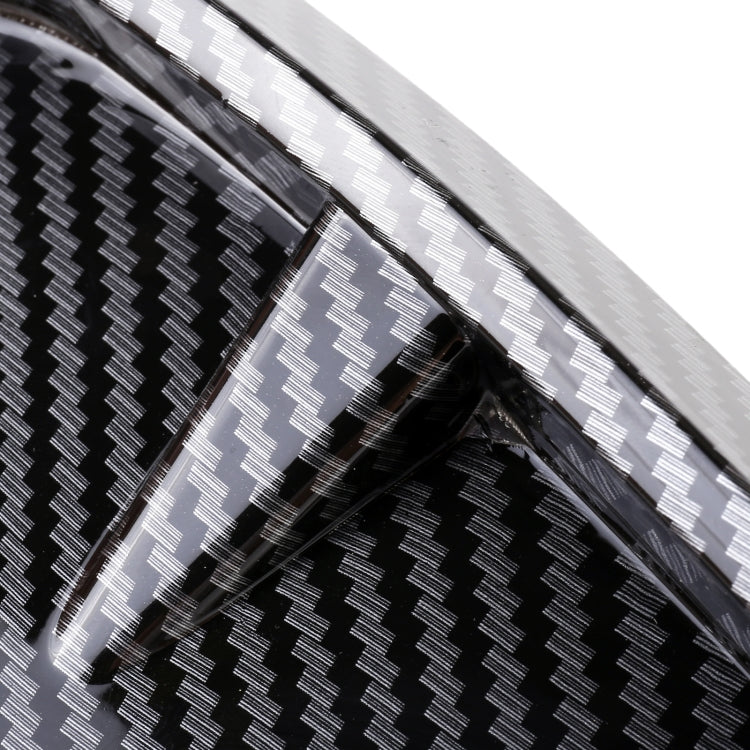 2 PCS Car Soft Silicone Decorative Sticker Outside Sticker, Carbon Fiber Texture by buy2fix