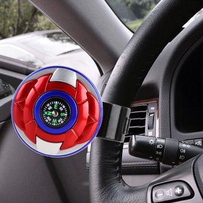 Car Universal Steering Wheel Spinner Knob Auxiliary Booster Aid Control Handle with Compass (Random Color Delivery) by buy2fix