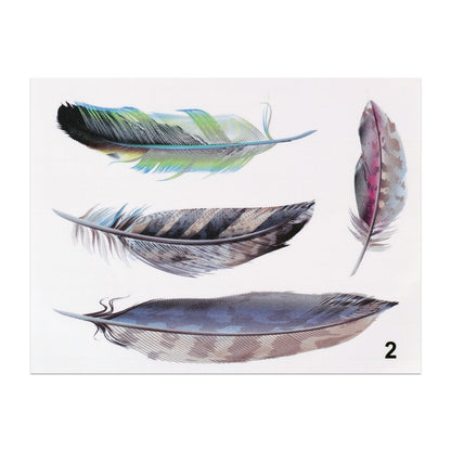 Feather Car Body Random Stickers, Pattern 2 by buy2fix