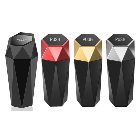 Car Mini Trash Can Desktop Storage Box(Black) by buy2fix