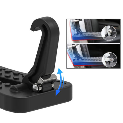 Multi-functional Car Door Sill Step Pedals Pads with Safety Hammer(Black) - Foot Pedal by buy2fix | Online Shopping UK | buy2fix