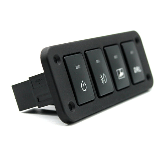 12-24V Car Modified 4-position Switch Panel for Toyota - Car Switches by buy2fix | Online Shopping UK | buy2fix