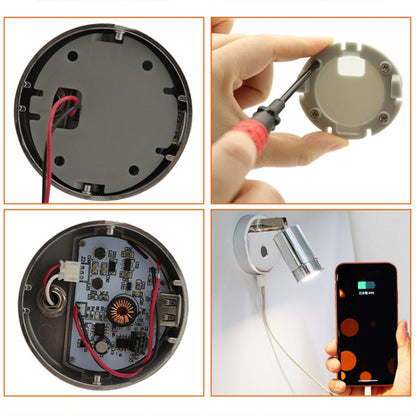 130mm RV 10-30V Multi-functional Reading Light with Touch Switch, Style: Hose by buy2fix