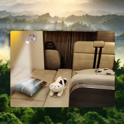 RV 10-30V Multi-functional Reading Light with Touch Switch, Style: Straight Hose - Instrument Lights by buy2fix | Online Shopping UK | buy2fix