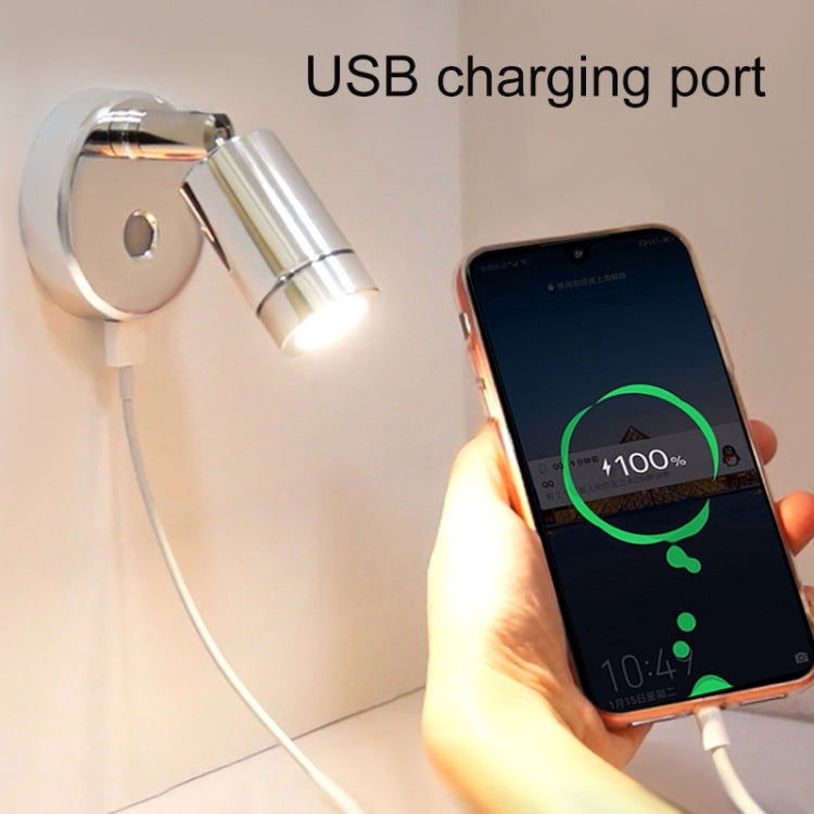 RV 10-30V Multi-functional Reading Light with Touch Switch, Style: Straight Hose - Instrument Lights by buy2fix | Online Shopping UK | buy2fix