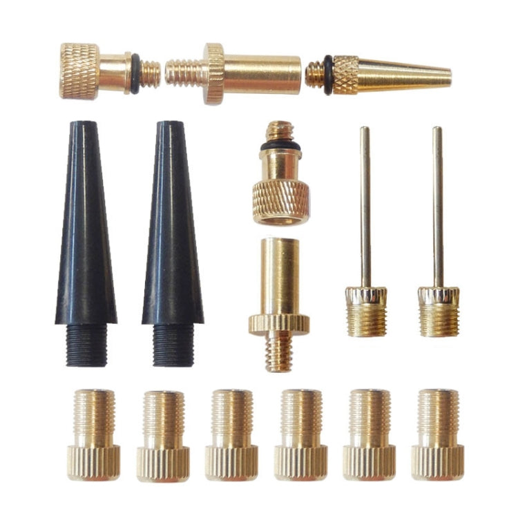 15 in 1 Inflator Adapter French Mouth / US Mouth / UK Mouth Inflation Needle Adapter by buy2fix