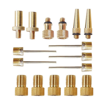 16 in 1 B Inflator Adapter French Mouth / US Mouth / UK Mouth Inflation Needle Adapter by buy2fix
