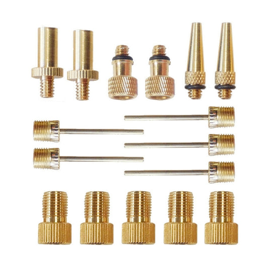16 in 1 B Inflator Adapter French Mouth / US Mouth / UK Mouth Inflation Needle Adapter by buy2fix
